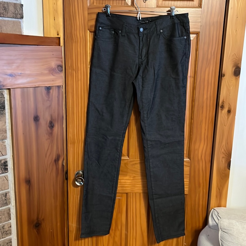 PRANA |sz 10 Women's Black Low Rise Kara Straight Leg Outdoor Trail Hiking Jeans